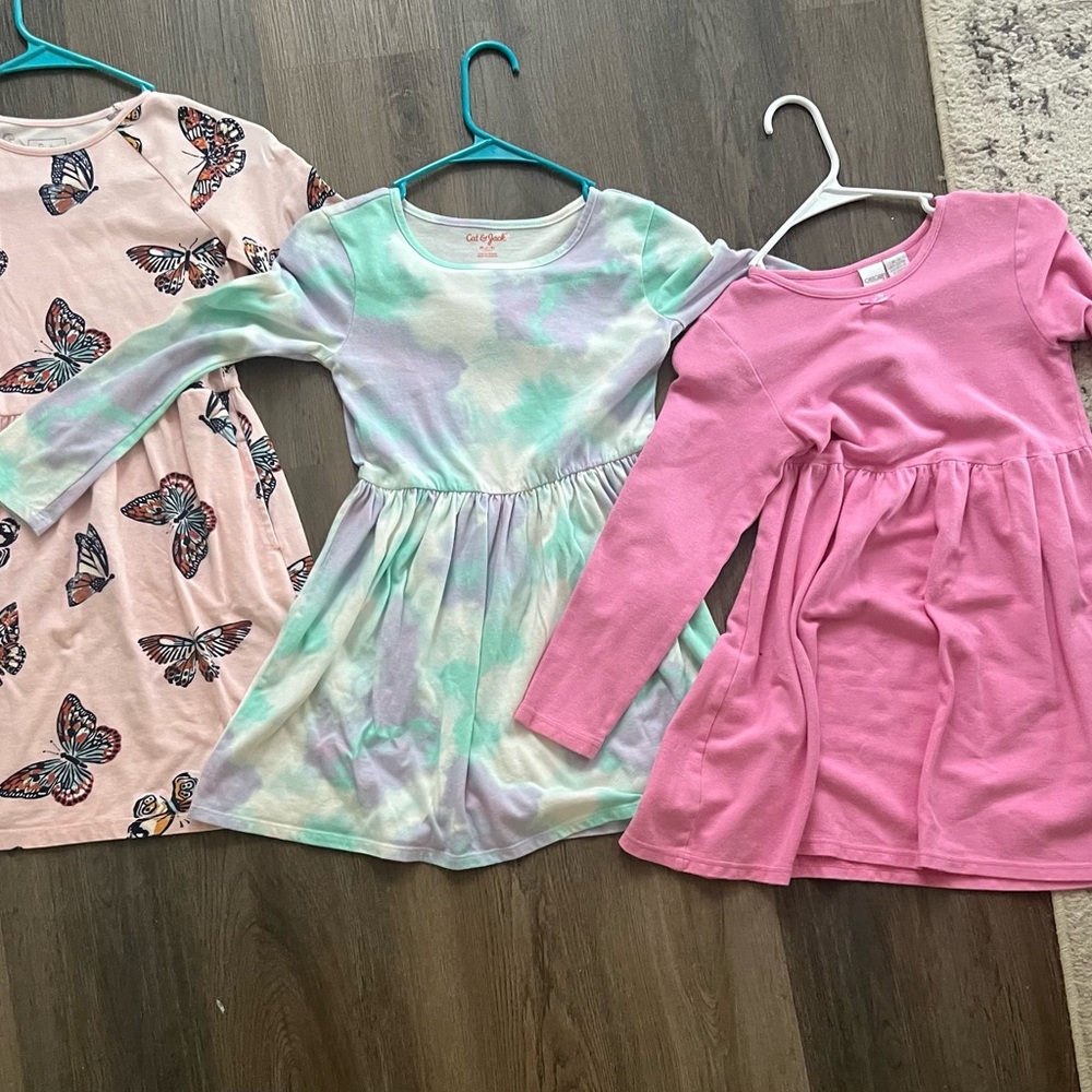 Cotton long sleeve dresses